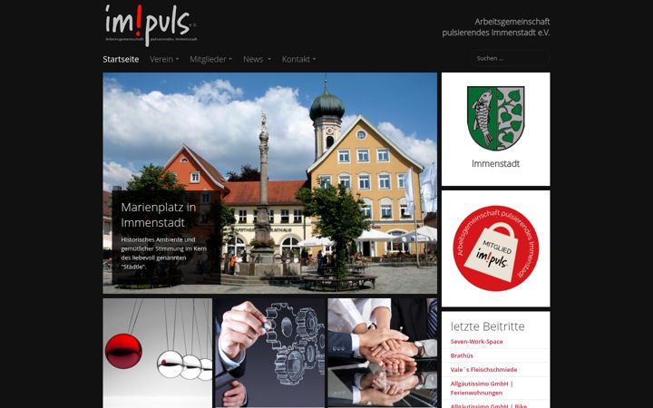 Screenshot of impuls-immenstadt.de