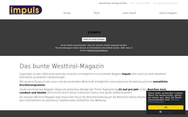 Screenshot of impuls-magazin.at