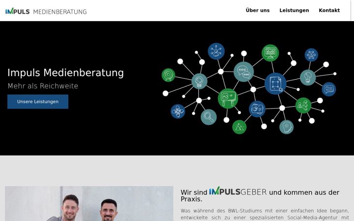 Screenshot of impuls-medienberatung.de
