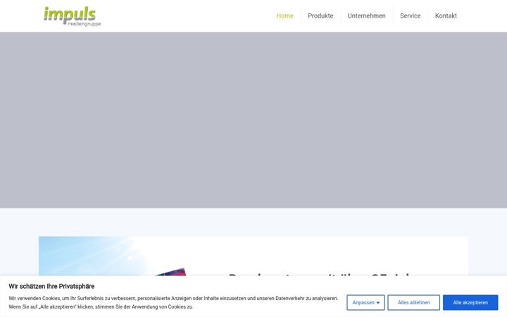 Screenshot of impuls-mediengruppe.de