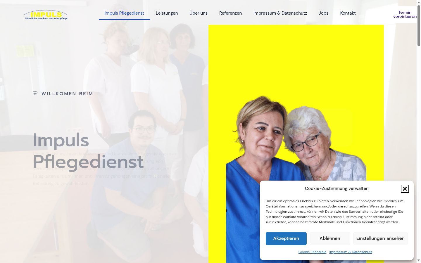 Kuvakaappaus suostumusbannerista, joka näytettiin ennen mitään vuorovaikutusta