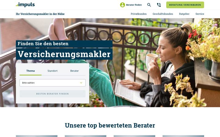 Ekrānuzņēmums no impuls.com