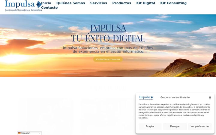 Screenshot of impulsa-soluciones.com