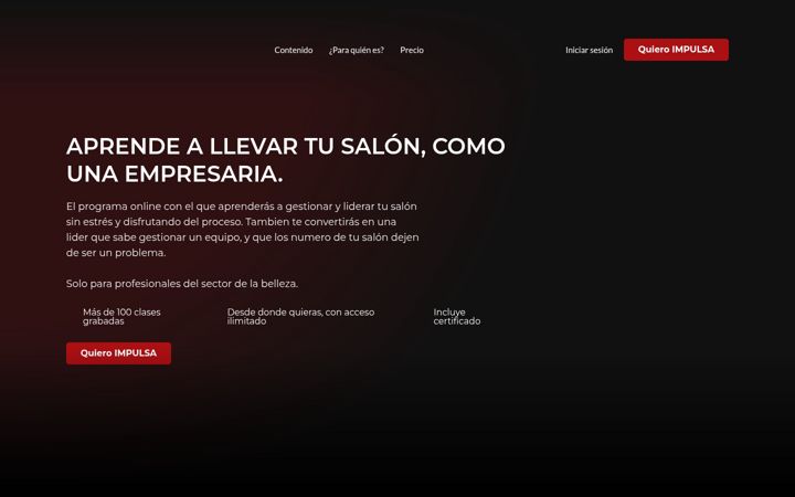 Screenshot of impulsacarlamarin.com