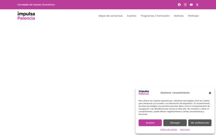 Screenshot of impulsapalencia.com