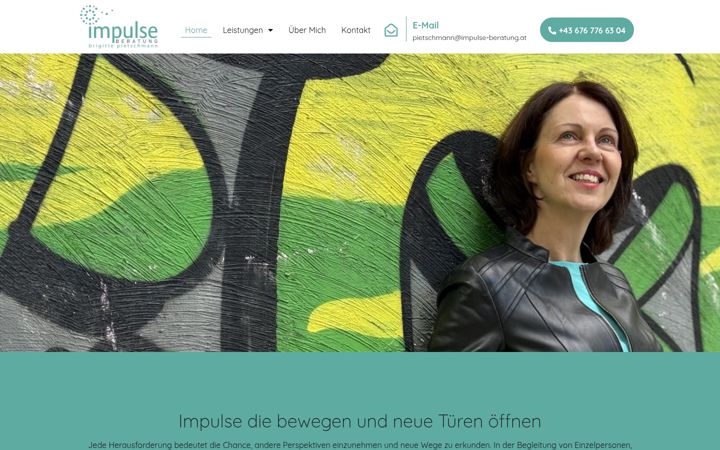 Screenshot of impulse-beratung.at