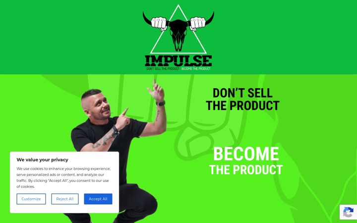 Screenshot of impulselimited.uk