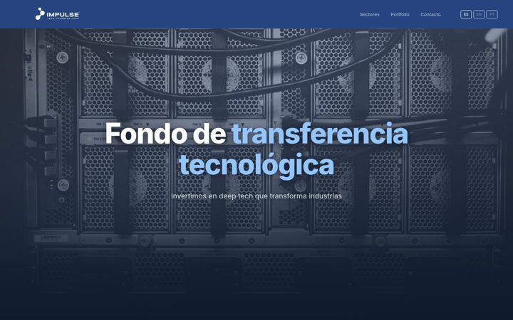 Screenshot of impulsetechfund.com