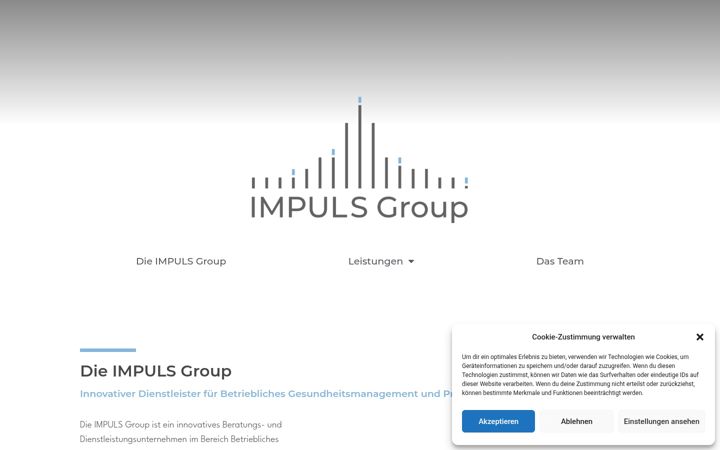 Screenshot of impulsgroup.de