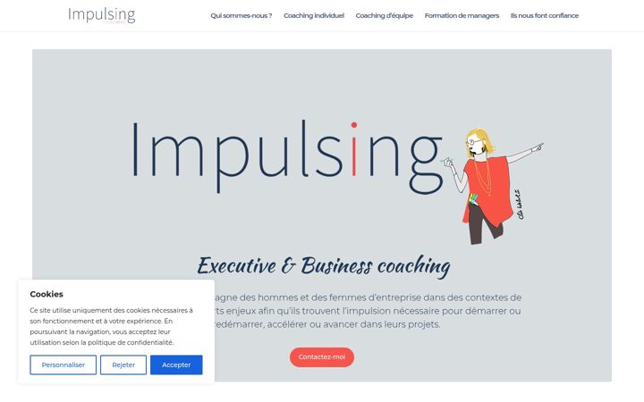 Screenshot of impulsing.fr
