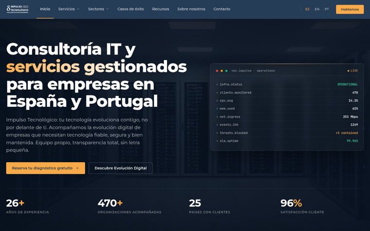 Screenshot of impulsotecnologico.com