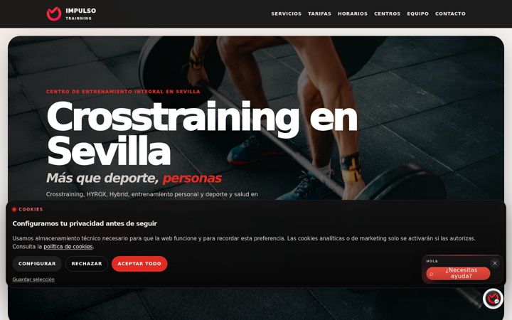 Screenshot του impulsotrainning.com