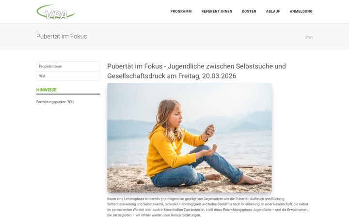 Screenshot of impulstagung.at