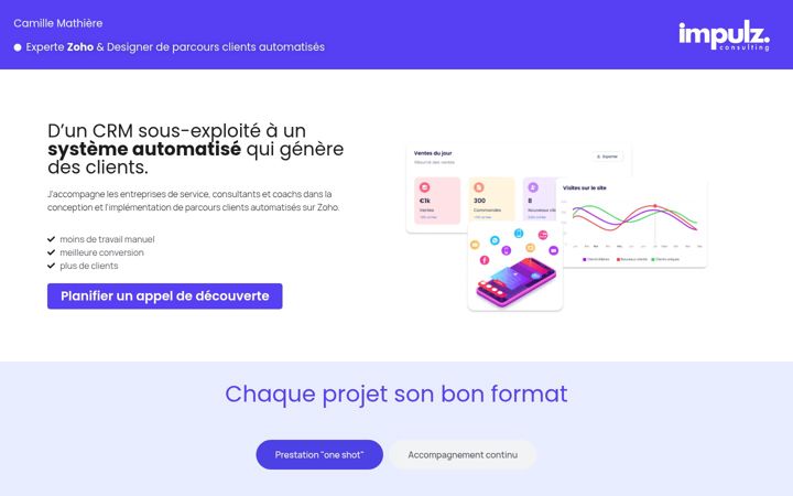 Screenshot of impulz-consulting.com