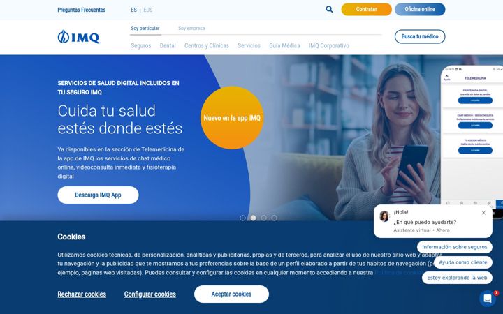 Screenshot of imq.es