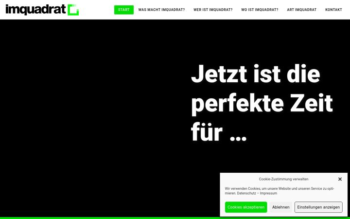 Screenshot of imquadrat.de
