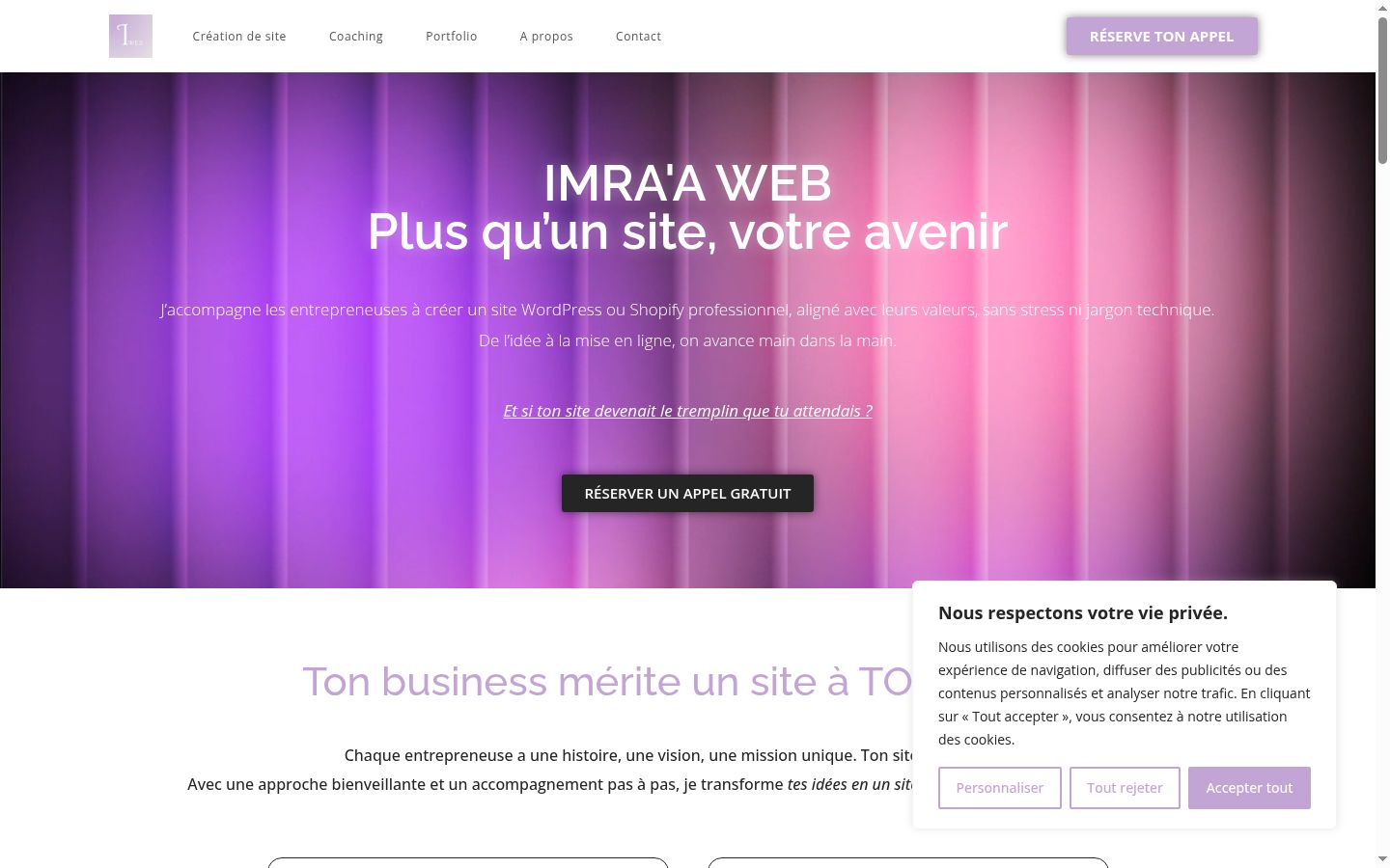 Screenshot tal-banner tal-kunsens muri qabel kwalunkwe interazzjoni