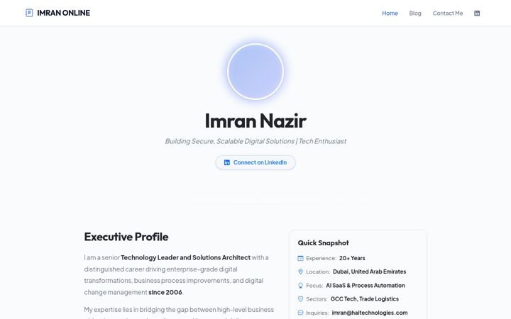 Screenshot of imranonline.net