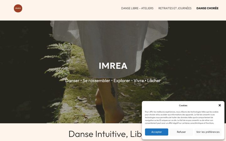 Screenshot of imrea.com