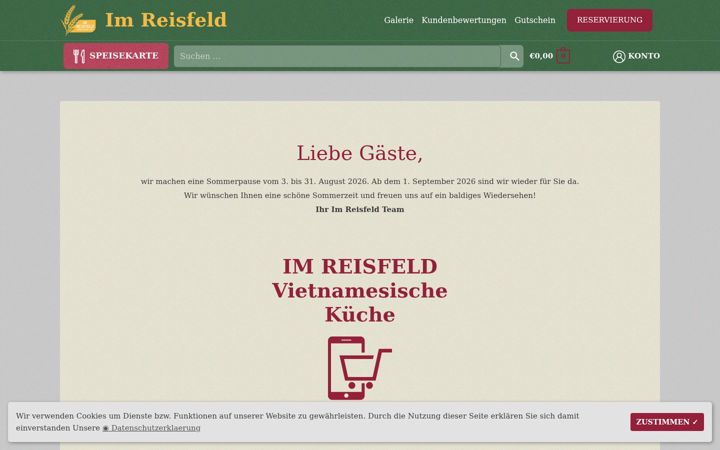 Screenshot of imreisfeld.de