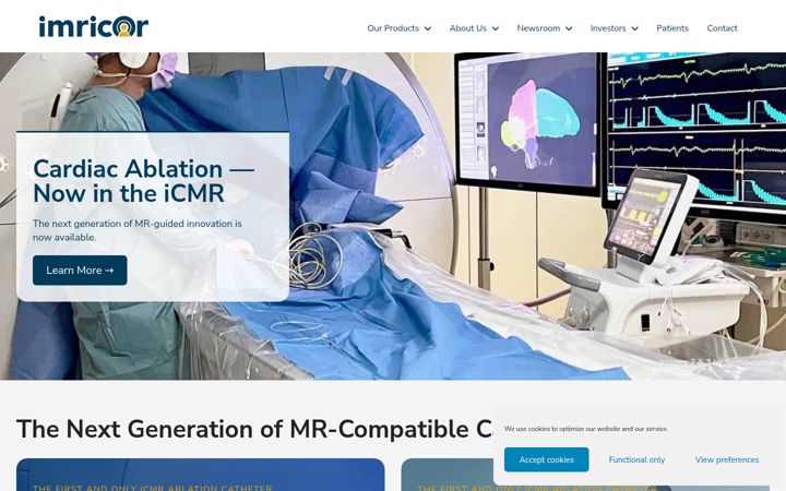 Screenshot of imricor.com