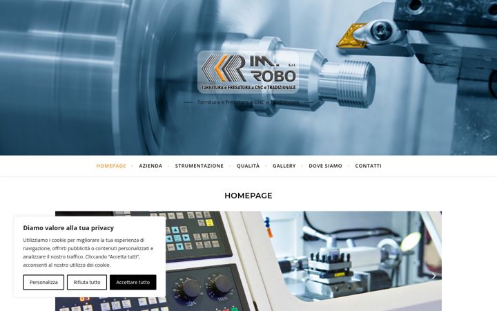 Screenshot of imrobo.it