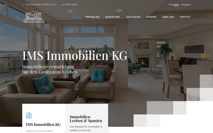 Screenshot of ims-immobilien.at