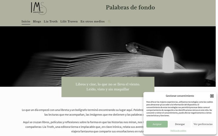 Screenshot of ims-palabrasdefondo.es