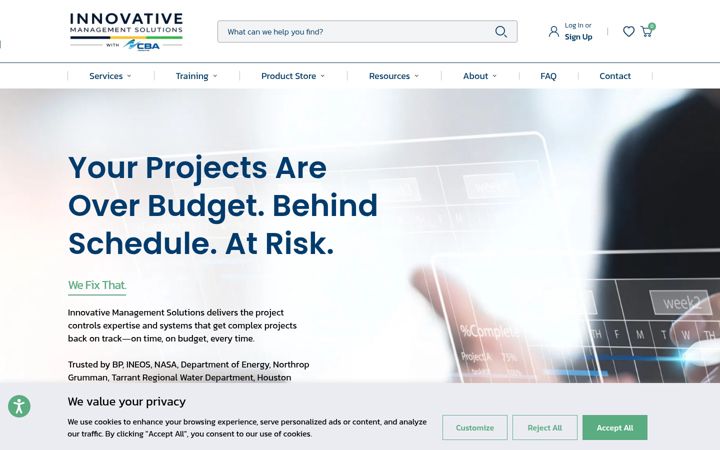 Screenshot of ims-web.com