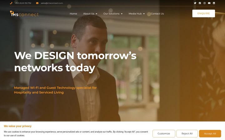 Screenshot van imsconnect.com