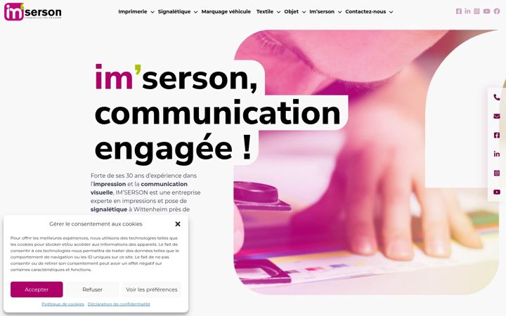 Screenshot of imserson.fr
