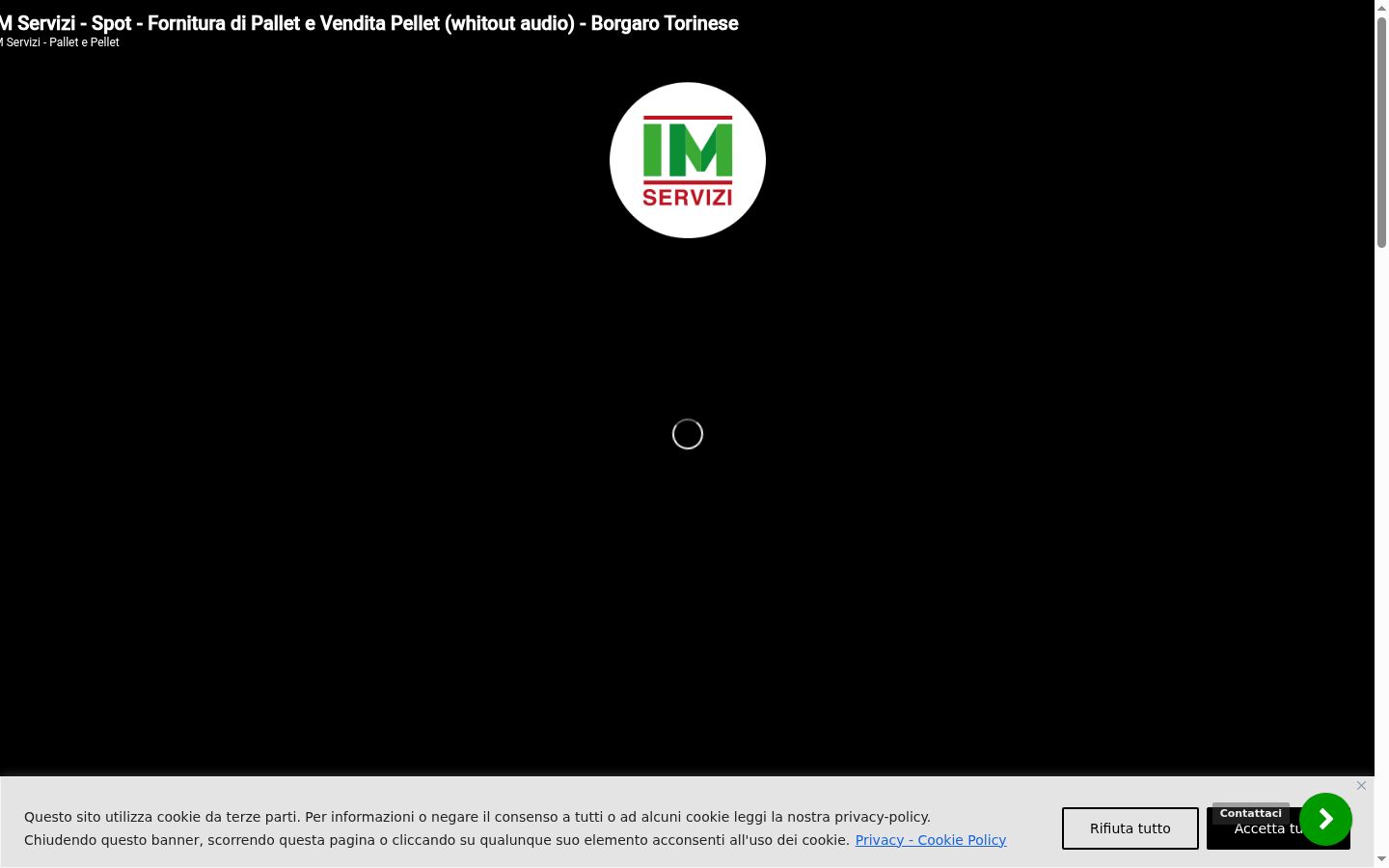 Captura de pantalla del banner de consentimiento mostrado antes de cualquier interacción