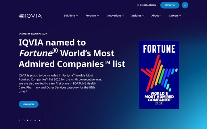 Screenshot of imshealth.com