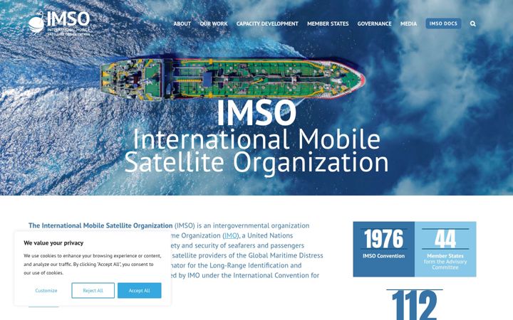 Screenshot of imso.org