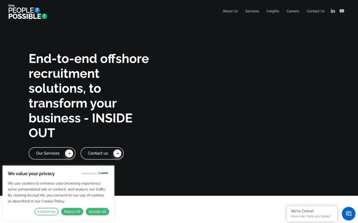 Screenshot of imspeople.com