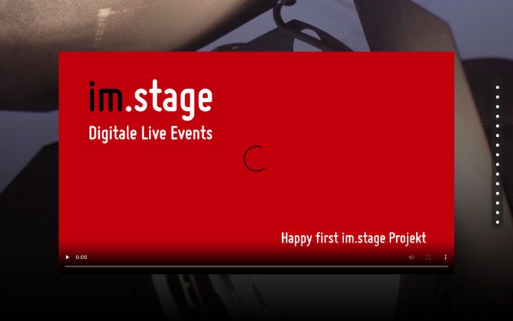 Screenshot of imstage.de