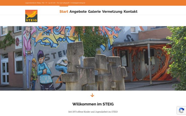 Screenshot of imsteig.de