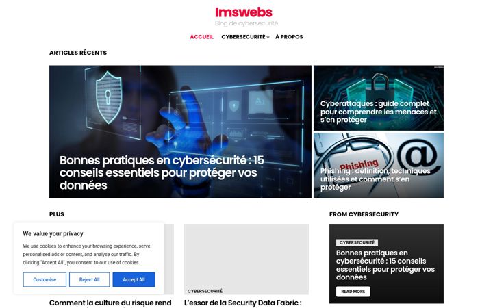 Screenshot of imswebs.com
