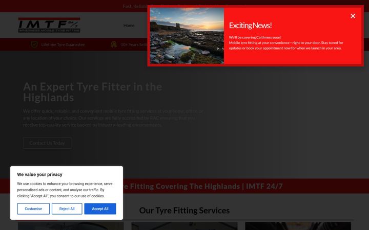 Screenshot of imtf247.com