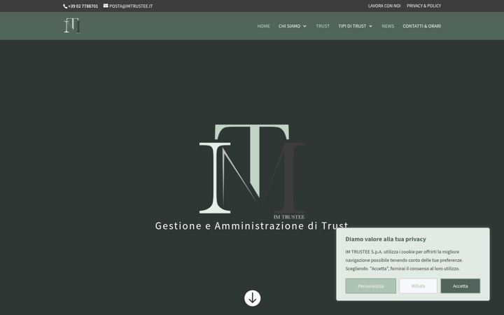 Screenshot of imtrustee.it