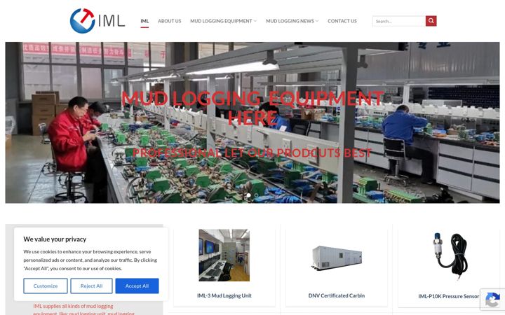 Screenshot of imudlogging.com