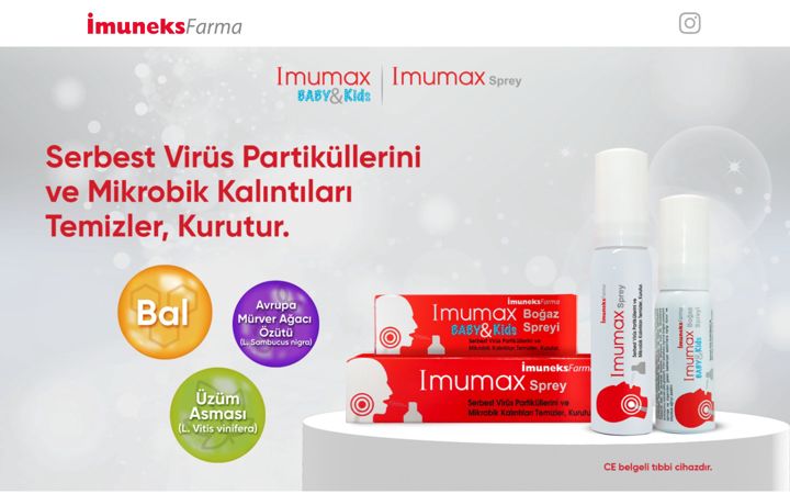 Screenshot of imumax.com