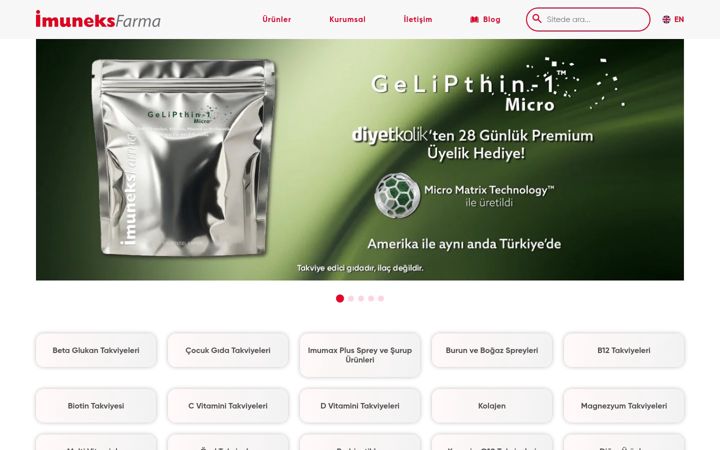 Screenshot of imuneksfarma.com
