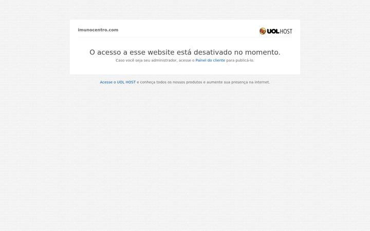 Screenshot of imunocentro.com