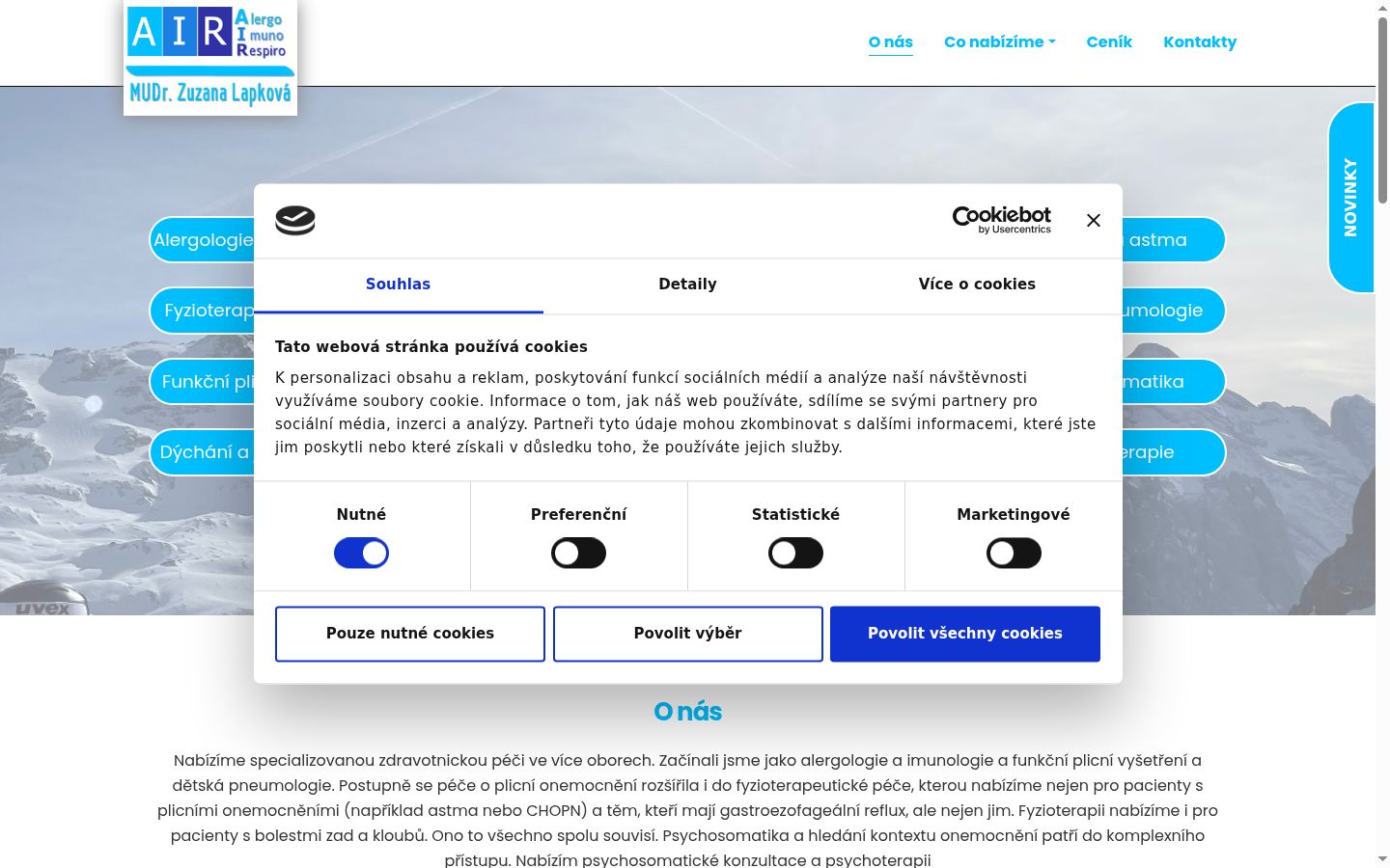 Snímka obrazovky banera súhlasu zobrazeného pred akoukoľvek interakciou