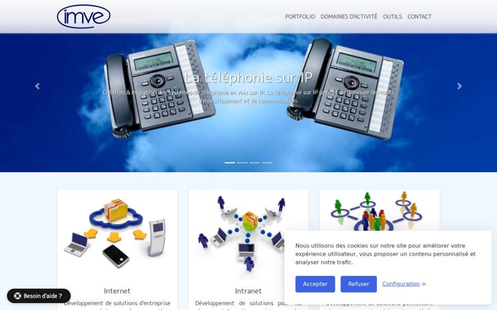 Screenshot of imve.fr