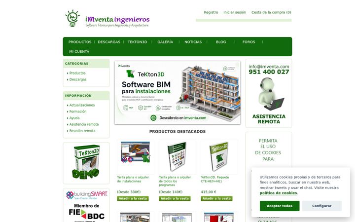 Screenshot of imventa.com