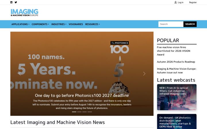 Screenshot of imveurope.com