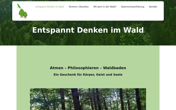 Screenshot of imwald-milan.de