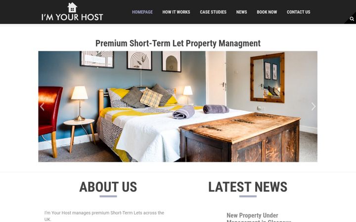 Screenshot of imyourhost.co.uk